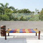 Furnshine - Patsy Solid Sheesham Wood Handwoven Charpai/Khatiya (Multicolor)