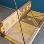 Furnshine - Dimity Woven Swing with Backrest - Yellow, Beige & White - Image 10