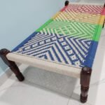 Furnshine - Pistol Solid Sheesham Wood Handwoven Charpai/Khaat (Multicolor) - Image 2