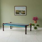 Furnshine - Brawley Solid Sheesham Wood Handwoven Charpai/Khatiya (Multicolor) - Image 2