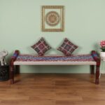 Furnshine - Jazz Solid Sheesham Wood Handwoven Charpai/Khatiya (Multicolor) - Image 2
