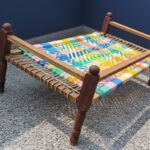 Furnshine - Kamden Solid Wood Rajasthani Silk Woven Charpai/Khatiya (Multicolor) - Image 5