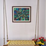 Furnshine - Arledge Yellow & Beige Woven Swing for Adults & Kids - Image 2