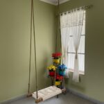 Furnshine - Esmond White Braided Single Seater Woven Swing - Image 3