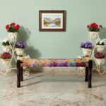 Furnshine - Denver Handwoven Sheesham Wood Bench (Multicolor) - Image 3