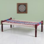Furnshine - Jazz Solid Sheesham Wood Handwoven Charpai/Khatiya (Multicolor) - Image 3