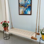 Furnshine - Eartha All-White Handwoven Swing for Adults & Kids - Image 3