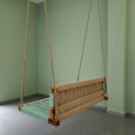 Furnshine - Evian Woven Swing with Backrest ( Green & Beige) - Image 5