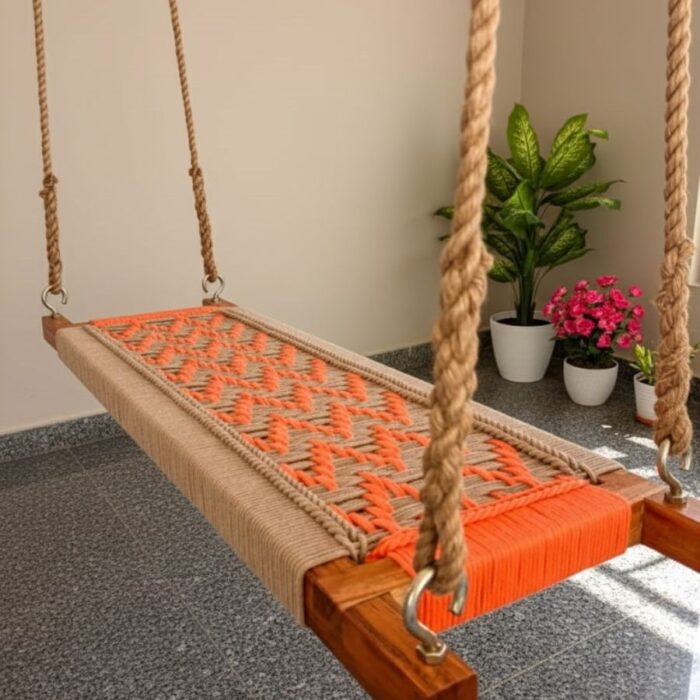 Furnshine - Lathan Hand Woven Swing for Adults & Kids - Image 4
