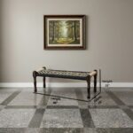 Furnshine - Duska Handwoven Sheesham Wood Bench (Black & Natural Jute) - Image 4