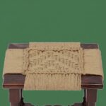 Furnshine - Bede Solid Wood Helical Leg Woven Stool - Image 6