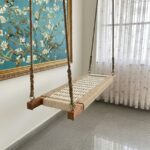 Furnshine - Vice Hand Woven Beige White Swing for Adults & Kids - Image 3