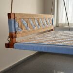 Furnshine - Kenton Woven Swing with Backrest (Beige & Light Blue Color) - Image 4