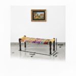 Furnshine - Denver Handwoven Sheesham Wood Bench (Multicolor) - Image 5