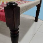 Furnshine - Pistol Solid Sheesham Wood Handwoven Charpai/Khaat (Multicolor) - Image 5