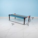 Furnshine - Brawley Solid Sheesham Wood Handwoven Charpai/Khatiya (Multicolor) - Image 5