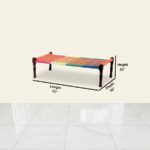 Furnshine - Tilden Solid Sheesham Wood Hand Woven Charpai/Khatiya (Multicolor) - Image 5