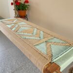 Furnshine - Pat Geometric Woven Swing for Kids & Adults (Beige & Pastel Green) - Image 4