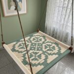 Furnshine - Rad Hand Woven Charpai Swing (White & Green Color) - Image 3