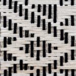 Furnshine - Ramsay Handwoven Sheesham Wood Bench (Black & White) - Image 6