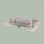 Furnshine - Yarrow Solid Sheesham Wood Handwoven Charpai with Backrest (Natural Beige) - Image 6