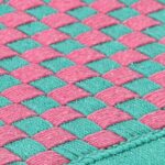 Furnshine - Vinny Solid Sheesham Wood Handmade Woven Charpai/Khatiya (Pink & Green) - Image 6