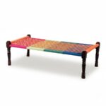 Furnshine - Tilden Solid Sheesham Wood Hand Woven Charpai/Khatiya (Multicolor) - Image 6