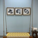 Furnshine - Arledge Yellow & Beige Woven Swing for Adults & Kids - Image 5