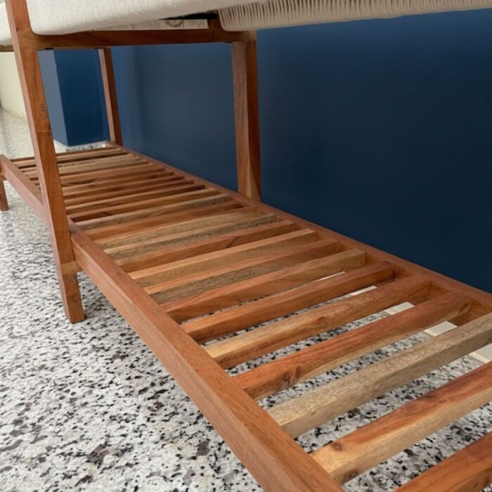 Furnshine - Cicely Woven Bench with Shoe Rack - Image 6
