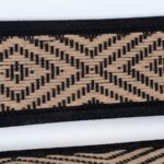 Furnshine - Maxfield Solid Wood Handwoven Backrest Bench (Black & Jute) - Image 6