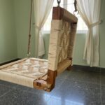 Furnshine - Barlow Beige Single Seater Backrest Swing for Kids - Image 7