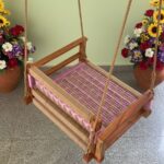 Furnshine - Jim Single Seater Armrest Backrest Swing (Pastel Pink & Beige Tones) - Image 8