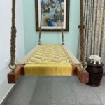 Furnshine - Arledge Yellow & Beige Woven Swing for Adults & Kids - Image 7