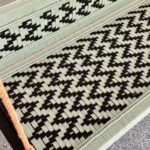 Furnshine - Ringo Light Green & Black Woven Pattern Swing with Backrest - Image 8