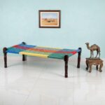 Furnshine - Sutter Solid Sheesham Wood Handmade Woven Charpai/Khatiya (Multicolor) - Image 2