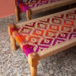 Furnshine - Carver Solid Sheesham Wood Handmade Woven Charpai/Khatiya (Multicolor) - Image 2