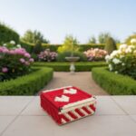 Furnshine - Louella Handwoven Red & Ivory (Off-White) Multipurpose Storage Box – Premium Gift Organizer - Image 4