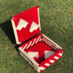 Furnshine - Louella Handwoven Red & Ivory (Off-White) Multipurpose Storage Box – Premium Gift Organizer - Image 3