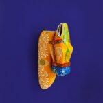 Furnshine - Handcrafted Yellow Horse Face Wall Hanging | Traditional Ethnic Home Décor Art Piece - Image 2