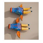 Furnshine - Handcrafted Jodhpur Wooden Painted Cow Face Wall Hanging Set of 2 - Tribal Folk Art Home Decor - Image 2