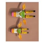 Furnshine - Hand-Painted Wooden Cow Face Wall Hanging Set of 2 | Vibrant Tribal Art Rajasthani Handicraft Home & Festive Decor - Image 3