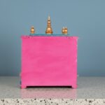 Furnshine - Handcrafted Wooden Temple for Home | 18x9x22 Inch Rajasthani Hand-Painted Pooja Mandir with Drawers | Multicolor Finish - Image 6