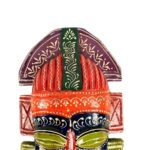 Furnshine - Handcrafted Multicolor Tribal Wooden Wall Mask - 20 Inch Nazar Battu African Egyptian Hanging for Home Entrance, Living Room, Balcony Decor - Image 11