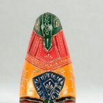 Furnshine - Orange/Yellow/Blue Tribal Mask Wall Hanging | Nazar Battu | Handcrafted Wooden 18 Inch Decor for Home Entrance, Living Room, Balcony - Image 11