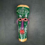 Furnshine - Wall Mask Nazar Battu | 15 Inch African Tribal Wood Mask - Egyptian Hanging Decor for Home Entrance, Door, Balcony - Buy Nazar Battu Online - Image 11