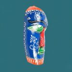 Furshine - Multicolour Wooden Tribal Wall Mask Set (Pack of 5) for Home Entrance & Living Room Wall Decor – Handcrafted Nazar Battu Masks for Ethnic Wall Art & Gifting - Image 13