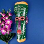 Furnshine - Wall Mask Nazar Battu | 15 Inch African Tribal Wood Mask - Egyptian Hanging Decor for Home Entrance, Door, Balcony - Buy Nazar Battu Online - Image 14