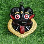 Furnshine - Wooden Black Mahakal Face Mask Nazar Battu- Wall Hanging for Evil Eye Protection Suitable for Home, Office, Shop - Image 2