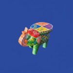 Furnshine - Cute Hand-Painted Green Small Wooden Elephant Stool - 4"H Indian Handicraft for Home, Pooja & Foyer Decor - Image 3