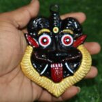 Furnshine - Wooden Black Mahakal Face Mask Nazar Battu- Wall Hanging for Evil Eye Protection Suitable for Home, Office, Shop - Image 4